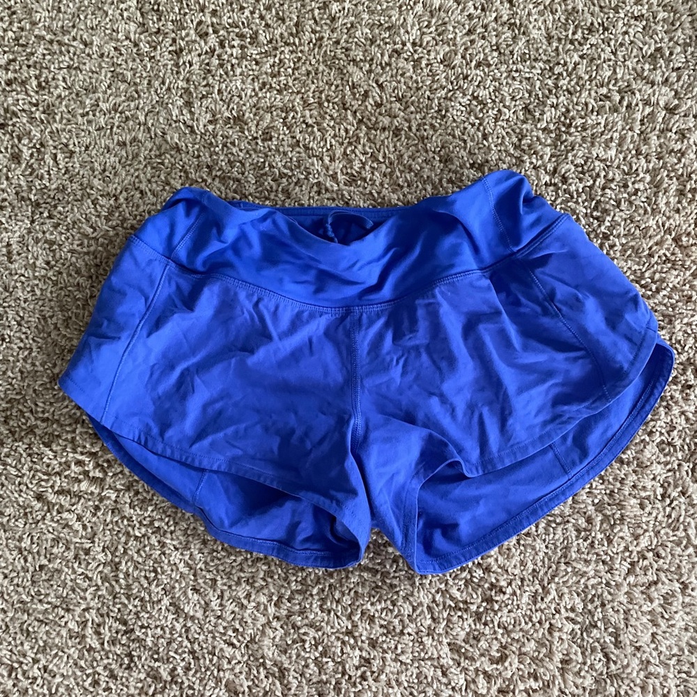 LULULEMON Speed up shorts ROYAL BLUE